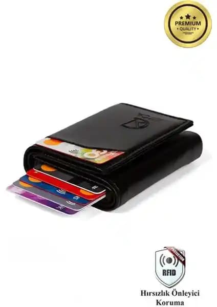 Erkekler İçin Siyah Deri Mekanizmalı ve Otomatik Kartlık Cüzdan Karşılaştırması