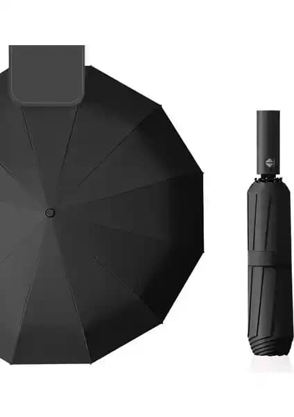 Bliss 12 Telli Otomatik Şemsiye: Dayanıklı ve Pratik Koruma Çözümü