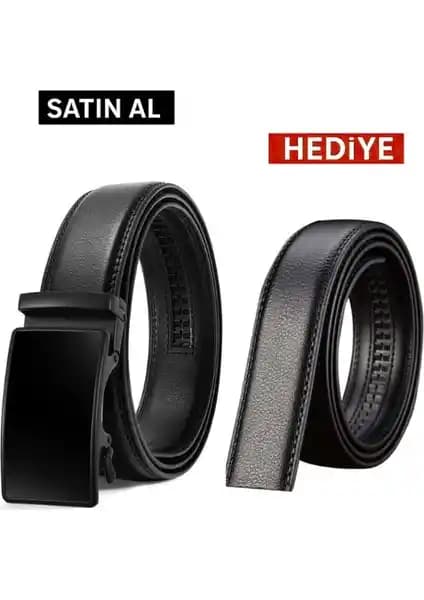 Bosskan Otomatik Tokalı Deliksiz Erkek Kemer: Şık Tasarım ve Kullanım Kolaylığı