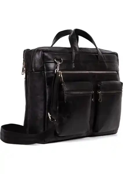 Byhakan NW Hakiki Deri Evrak ve Laptop Çantası: Şıklık ve Fonksiyonellik Bir Arada