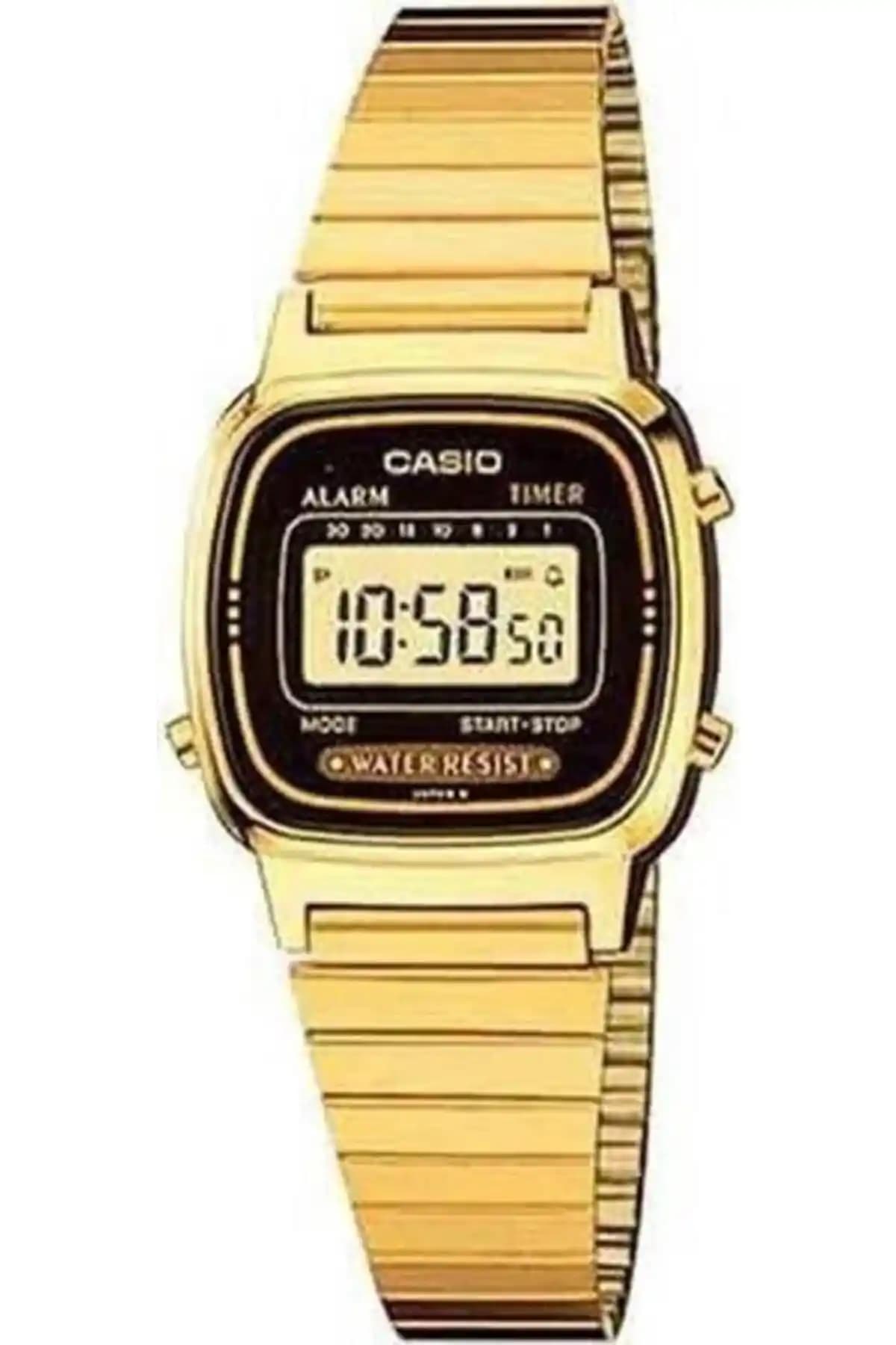 Casio LA670WGA-1DF Kadın Şık ve Dayanıklı Quartz Mekanizmali Kol Saati