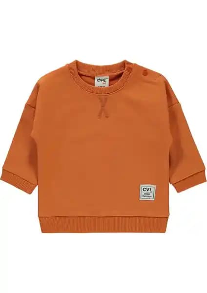 Civil Baby Erkek Bebek Sweatshirt 6-18 Ay için Yüksek Kaliteli ve Şık Tasarım