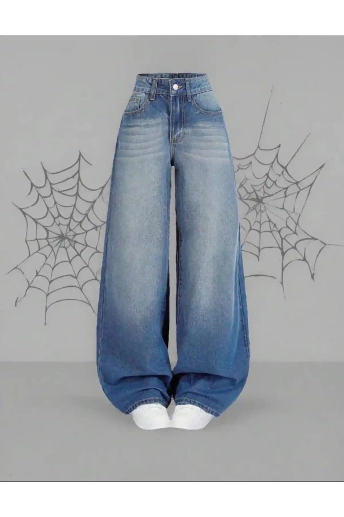 Deefwear Y2K Trend Baggy Pocket Jean Pantolon Modern ve Sürdürülebilir Tasarım