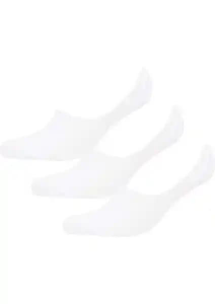 DeFacto Erkek 3'lü Basic Düz Babet Çorabı: Rahat ve Şık Günlük Kullanım Çözümü