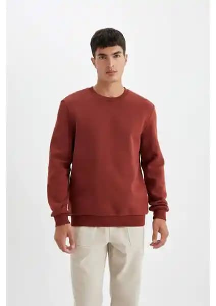 DeFacto Regular Fit Bisiklet Yaka Kalın Basic Düz Sweatshirt Özellikleri ve Kullanım Alanları