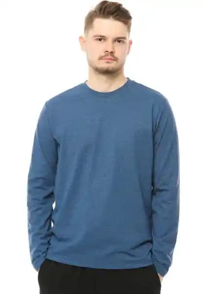 Defy's Erkek Uzun Kollu Bisiklet Yaka Tişört İnce ve Rahat Tasarım Özellikleri