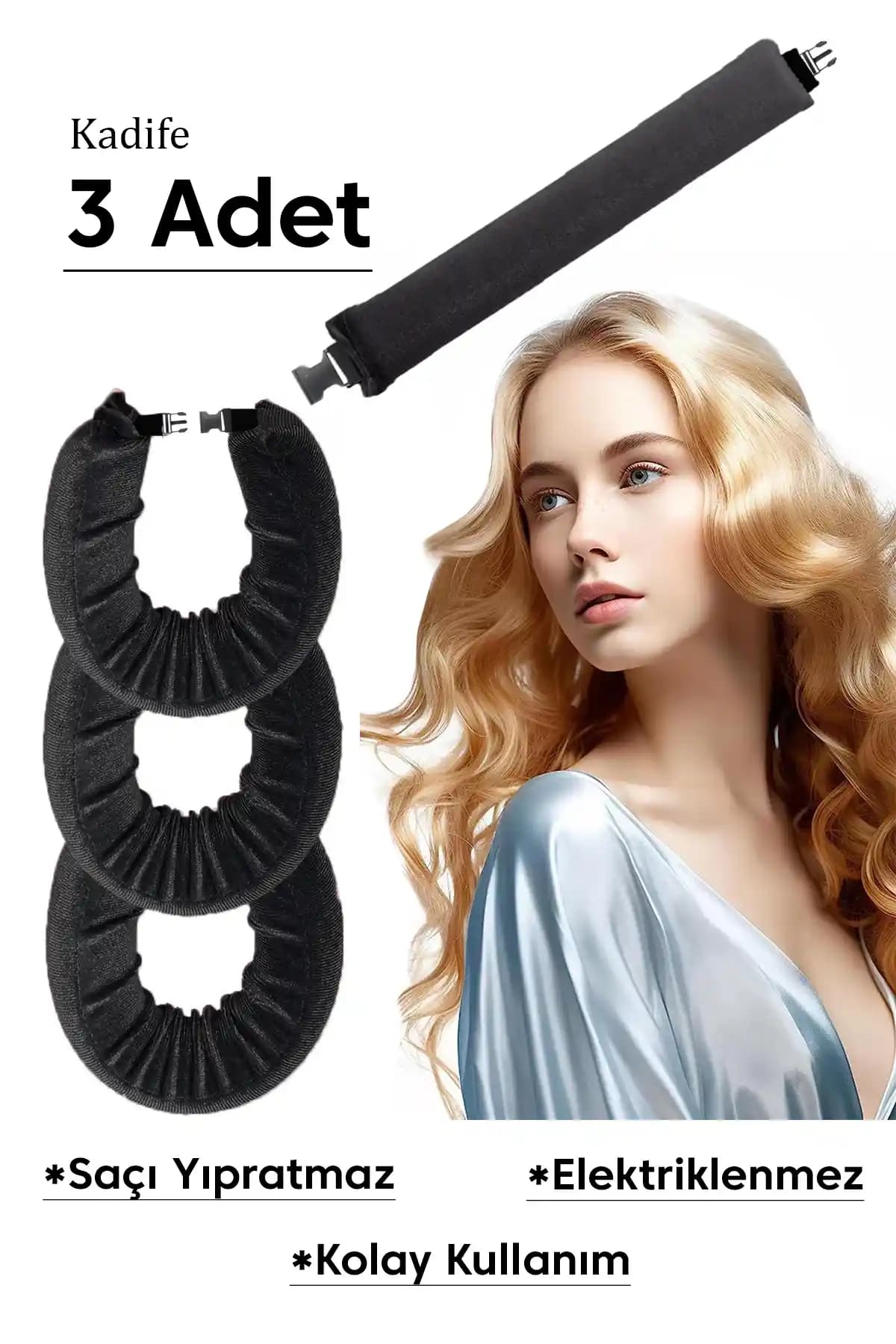 Deko Dekor Siyah Kadife Saç Şekillendirici: Estetik ve Sağlıklı Saçlar İçin Yenilikçi Çözüm