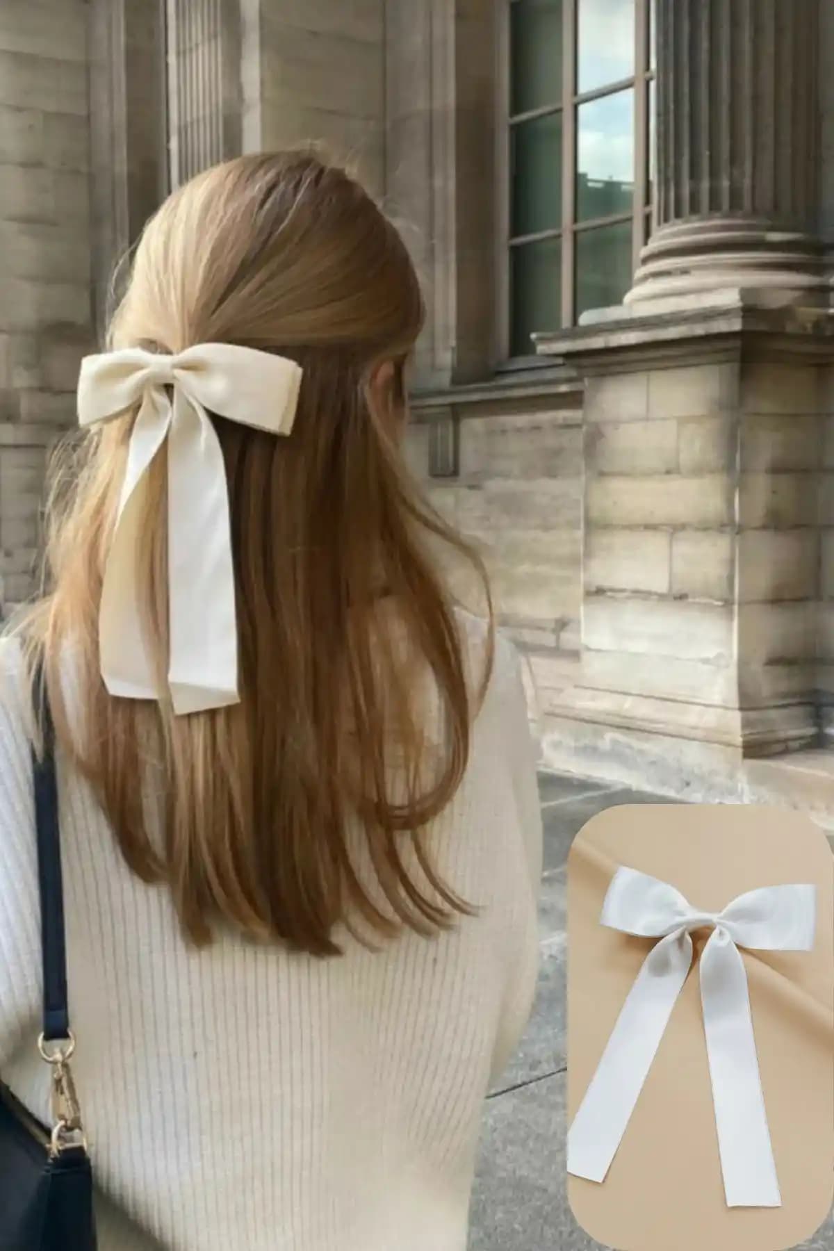 Diloshtrend Kadın Saten Kurdele Fiyonk Otomatik Toka Şıklık ve Kullanışlılık Sunar