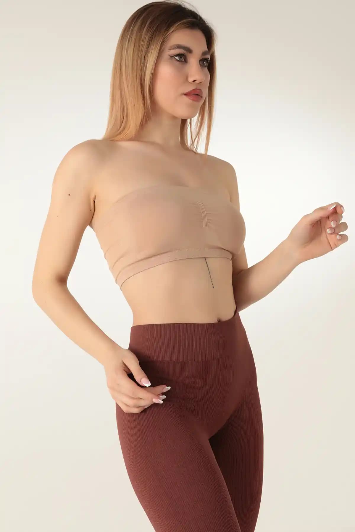 Doremi Seamless Askısız Pedli Büstiyer: Rahat ve Şık Günlük İç Giyim Seçeneği