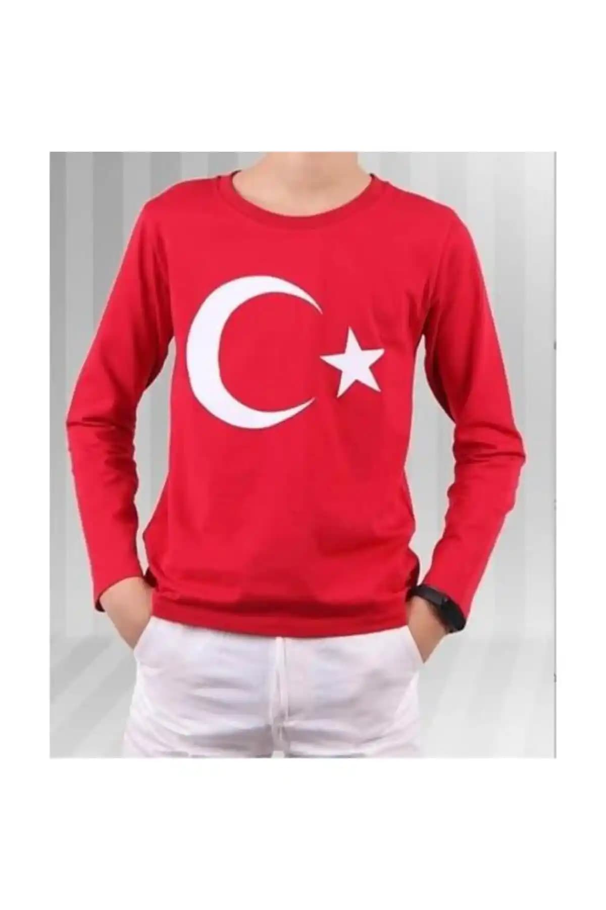 Eren Style Unisex Türk Bayraklı Uzun Kollu Tişört Detaylı İnceleme ve Özellikleri
