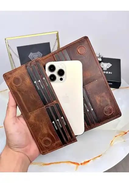 Fil Deri Telefon Bölmeli Cüzdan ve Laorentou VİCENZA Hakiki Deri Uzun Erkek Cüzdanı Karşılaştırması