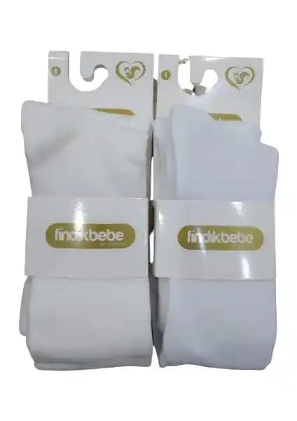 Fındık Bebek Yenidoğan Külotlu Çorabı 2'li Set Konfor ve Güvenlik Sunar