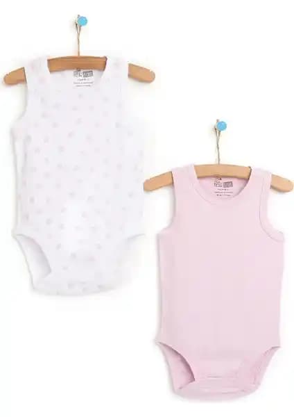 HelloBaby 2'li Puantiye Atlet Body Bebekler İçin Rahat ve Şık Yaz Giyim Seçeneği