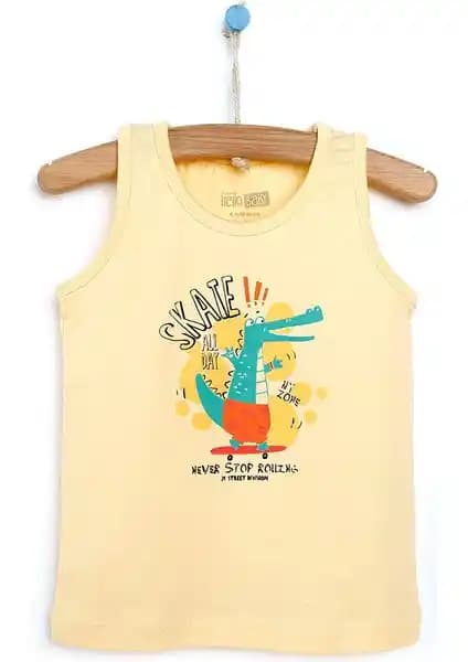 HelloBaby Erkek Bebek Atlet Tshirt: Konfor ve Şıklık Sunan Günlük Bebek Giyim Ürünü