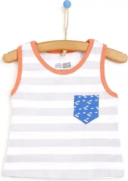 HelloBaby Erkek Bebek Atlet Tshirt Konfor ve Şıklık Sunan Yüksek Kaliteli Tasarım