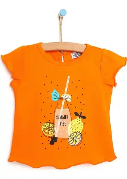 HelloBaby Kız Bebekler İçin Baskılı Fırfırlı Tişört Günlük Kullanım ve Tasarım Özellikleri