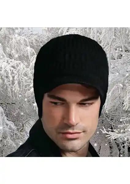 HepsiDahice Erkek Kışlık Bere: Şık ve Fonksiyonel Kulaklı Siperli Aksesuar
