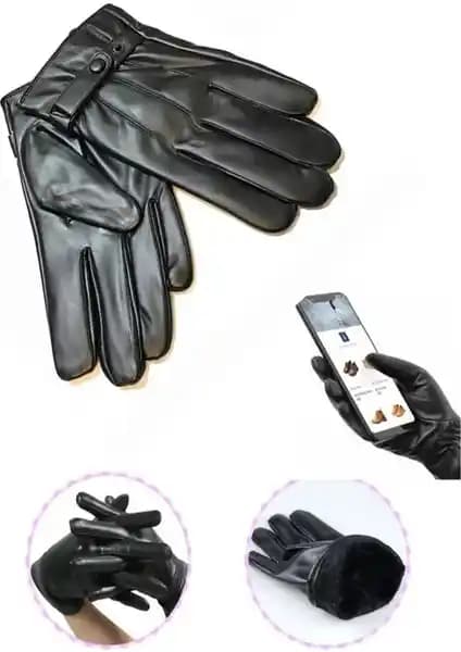 Işnar Moda Erkek Suni Deri Eldiven: Şıklık ve İşlevselliği Bir Arada Sunar