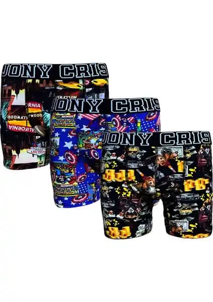 Jony Cris Penye Erkek Boxer: Konfor ve Şıklığı Bir Arada Sunan Modern Tasarım