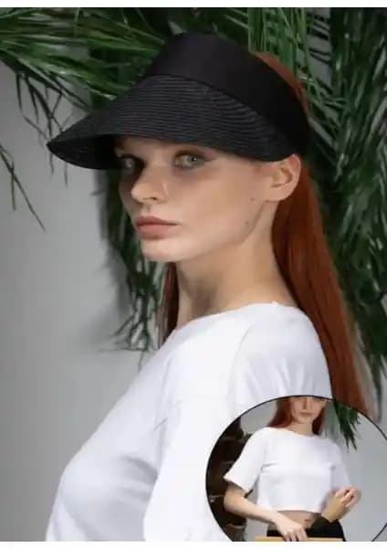 Laviyonsa Hasır Yazlık Vizör Şapka: Yaz Ayları İçin Şık ve Koruyucu Güneş Şapkası