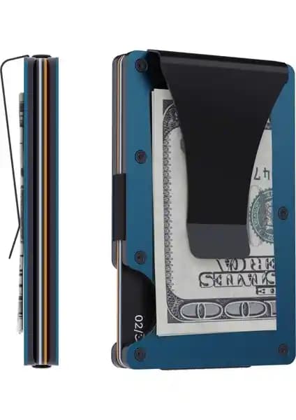 Louise Motto Cardx Burano Clips Modern Minimalist Alüminyum Cüzdan ve Kartlık