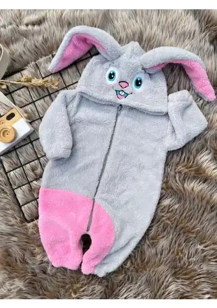 Minizade Welsoft Peluş Bebek Uyku Tulumu Unisex Kışlık Rahat ve Güvenli Tasarım