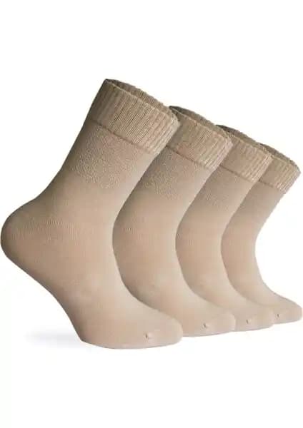 Nova Socks Erkek 4'lü Bambu Lastiksiz Çorap: Sağlıklı ve Konforlu Günlük Kullanım Çorapları