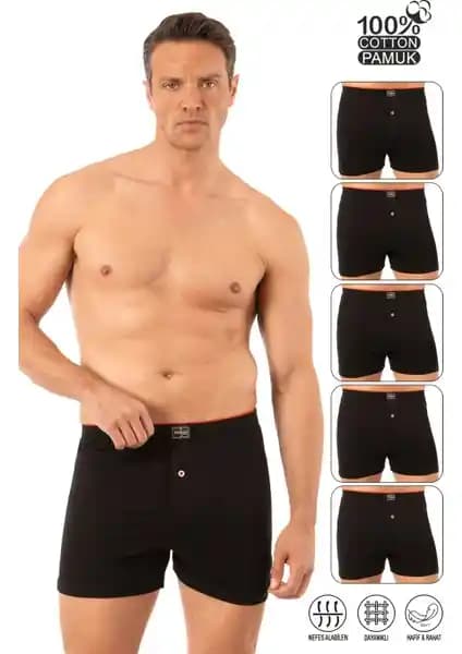 Özkan 0041 Erkekler İçin %100 Pamuklu Konforlu Boxer Modeli Türkiye Üretimi