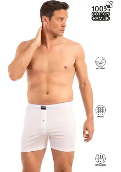 Özkan Erkek Şardonlu Pamuklu Düğmeli Penye Boxer Ürünü Hakkında Detaylı Bilgi ve İnceleme