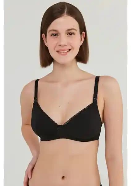 Penti Balensiz Mama Anne Siyah Emzirme Sütyeni Konfor ve Şıklık Sunar