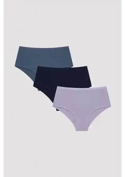 Penti Indigo Night Çok Renkli 3'lü Yüksek Bel Slip Kadın İç Giyim Ürünü İncelemesi