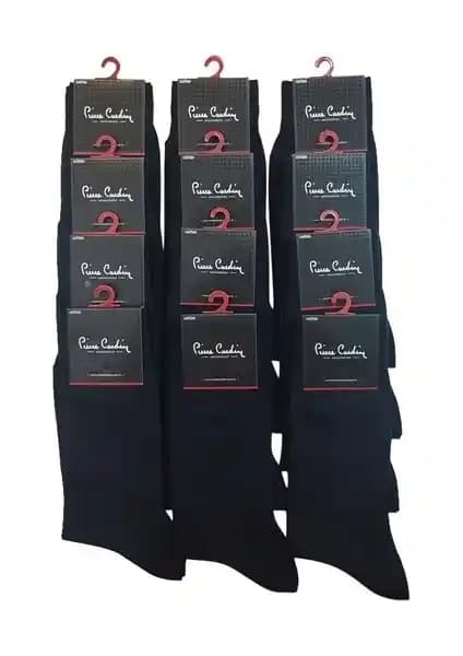 Pierre Cardin 12 Çift Antrasit Pamuk Soket Erkek Çorap Şıklık ve Konfor Sunar
