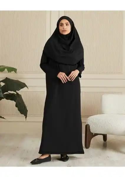 Seva %100 Pamuk Penye Kendinden Başörtülü Namaz Elbisesi İncelemesi ve Özellikleri