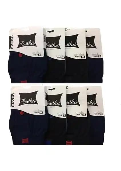 Tutku 8'li Erkek Penye Boxer Seti Konfor ve Kalite Bir Arada Sunar