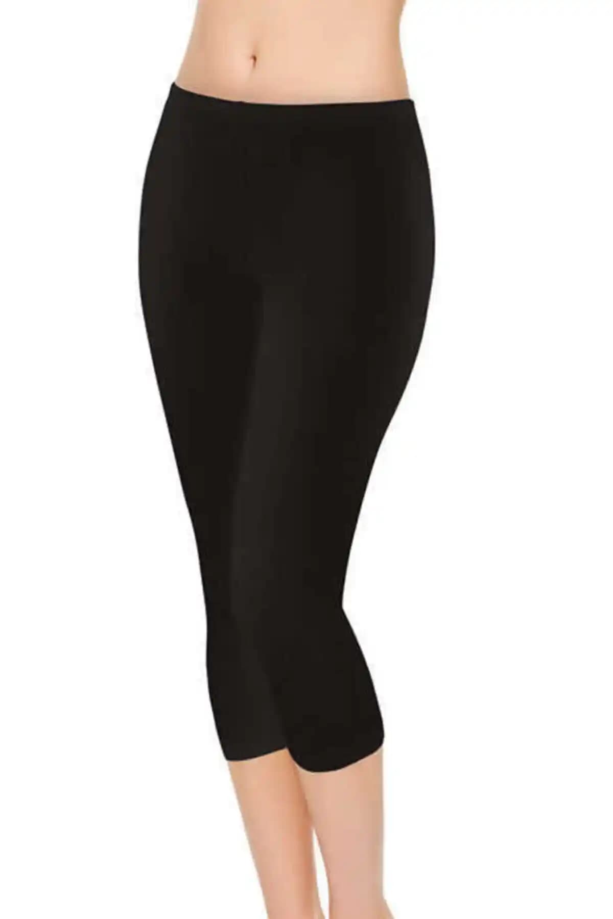 Tutku Elit Kadın Siyah Modal Pamuk Likralı Etek Altı Kapri Tayt Ürün İncelemesi ve Özellikleri