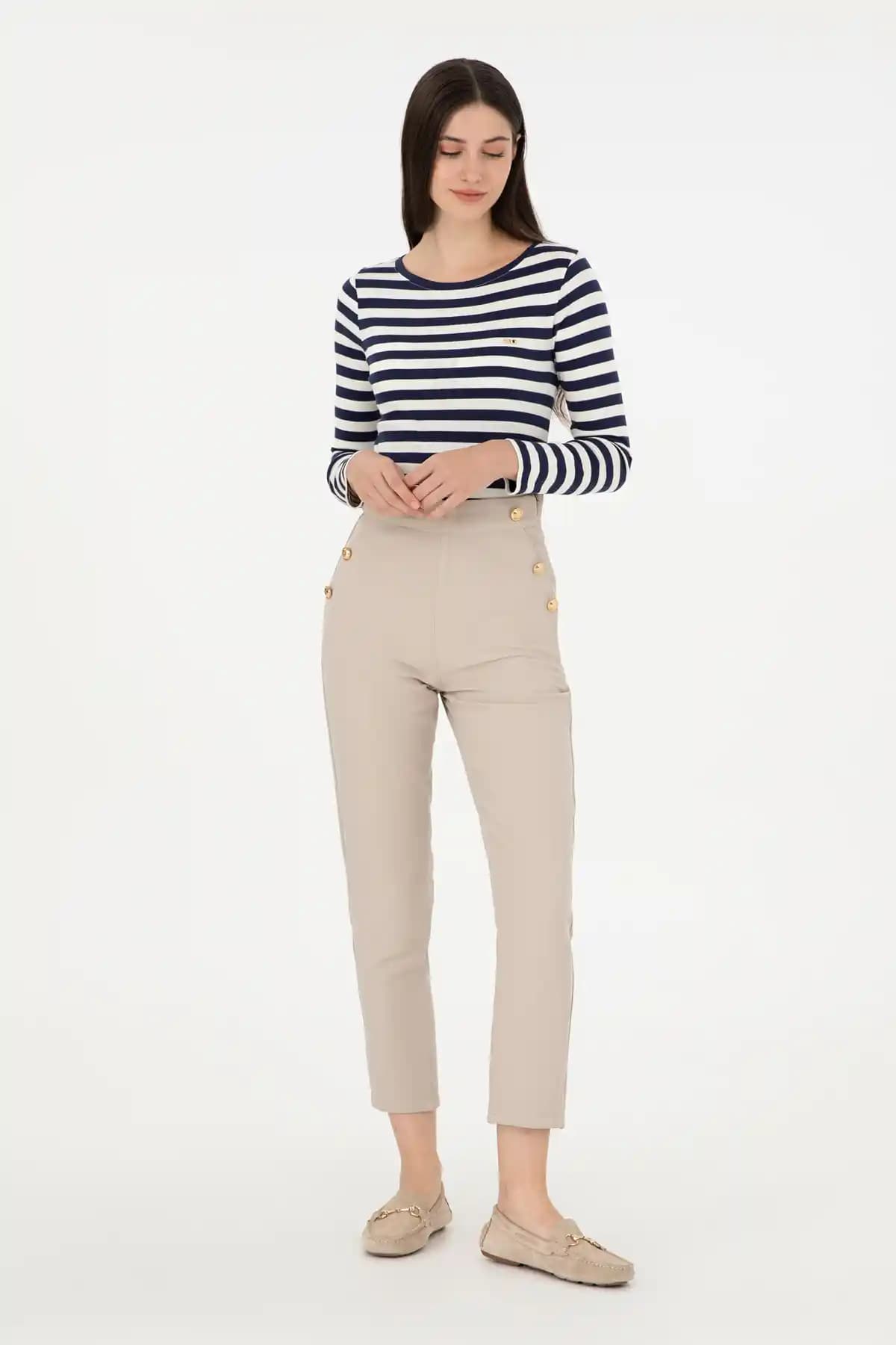 U.S. Polo Assn. Kadın Taş Carrot Fit Kanvas Pantolon İncelemesi ve Kullanıcı Yorumları