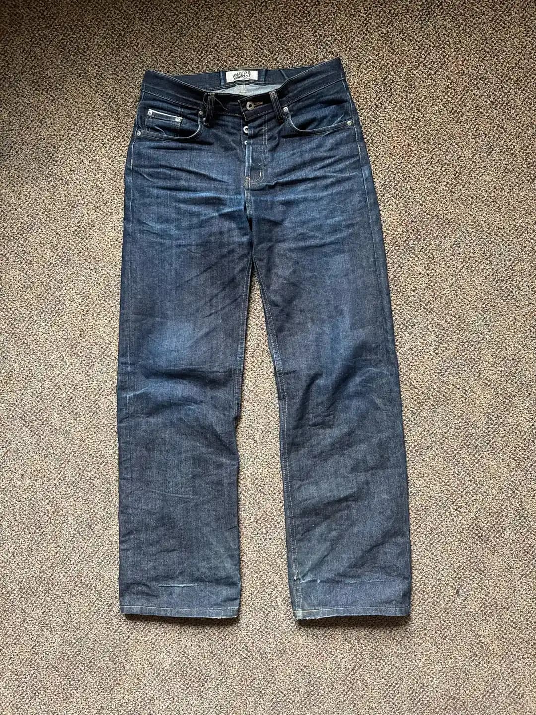 Naked & Famous LHT Strong Guy Raw Denim Pantolonun 8 Aylık Kullanımı ve Yıkama Deneyimi