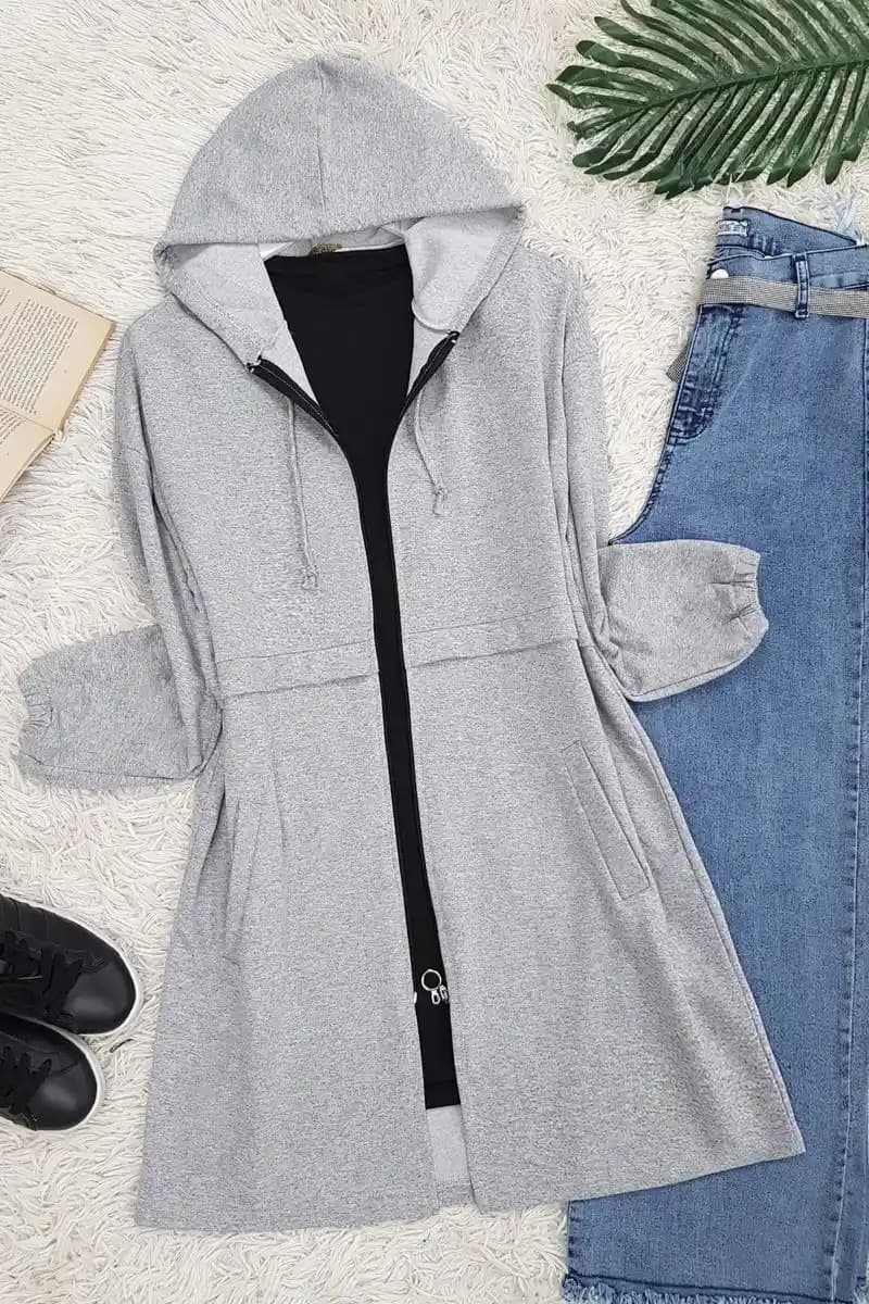 Kadınlar İçin Kapüşonlu Fermuarlı Sweatshirtler: Moda ve Konforun Mükemmel Birleşimi