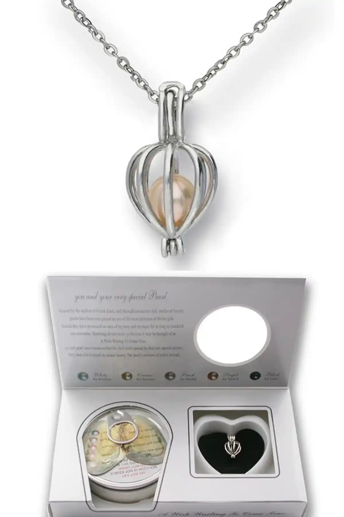 İstiridye İçinde Gerçek İnci Kolyeler: Doğal Güzellik ve Zamansız Şıklık