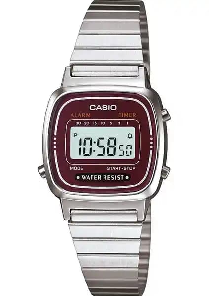 Casio LA670WA-4DF Kadın Dijital Saat: Şık Tasarım ve Çok Fonksiyonlu Kullanım