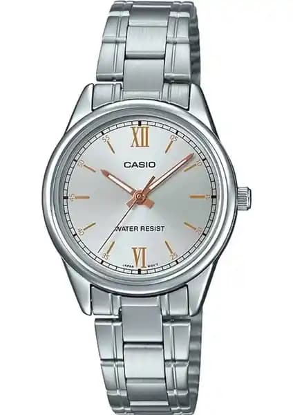 Casio LTP-V005D-7B2UDF Kadın Şık ve Dayanıklı Analog Gümüş Kol Saati Özellikleri