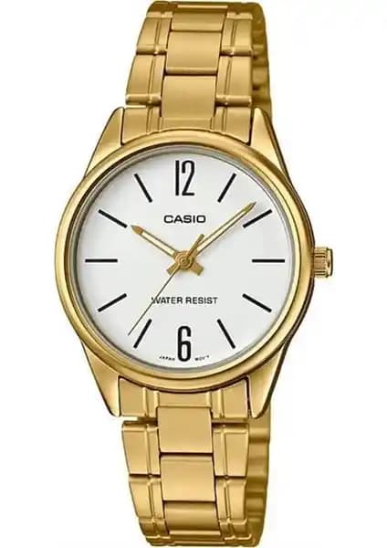 Casio LTP-V005G-7BUDF Kadın Şık ve Dayanıklı Analog Kol Saati Günlük Kullanım İçin