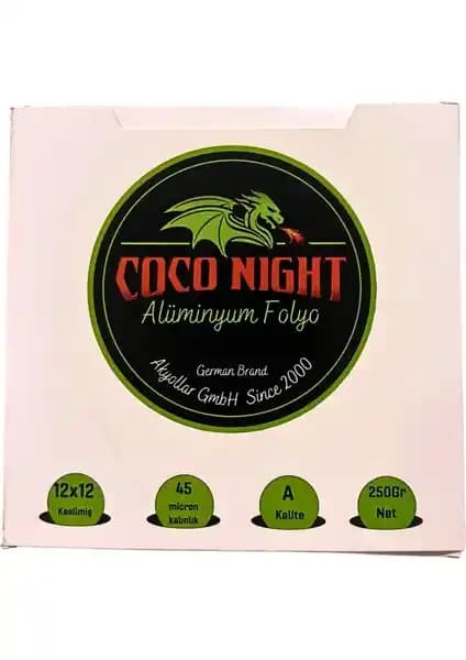 Coco Night 45 Mikron 250GR Hazır Alüminyum Nargile Folyosu: Yüksek Performans ve Dayanıklılık
