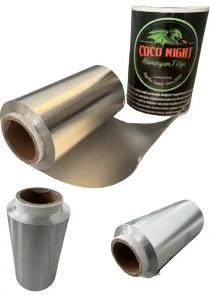 Coco Night 45 Mikron Net Alüminyum Folyo 500GR Nargile ve Shisha Tutkunları İçin Uygun