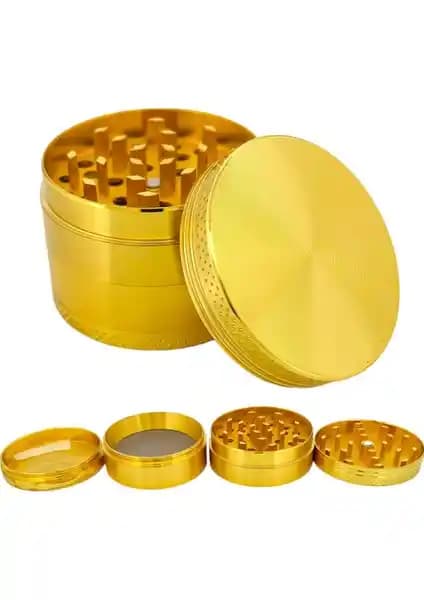 Efotech Grinder 4 Kat Herbal Baharat Öğütücü: Dayanıklı ve Çok Katmanlı Mutfak Aleti