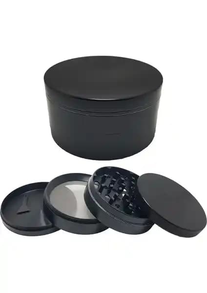 Falconetti Siyah 75 mm 4 Katlı Herbal Öğütücü Parçalayıcı RB82SY - Dayanıklı ve Çok Fonksiyonlu