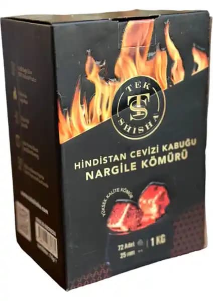 Hindistan Cevizi Kömürü 1 kg Doğal ve Yüksek Performanslı Sağlıklı Kullanım İçin