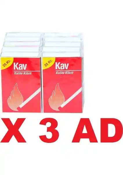 Kav Kibrit 10'lu Paket x 3: Güvenilir ve Pratik Kıvılcım Kaynağı Ürün Tanıtımı