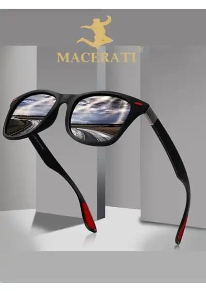 Macerati Huge Unisex Siyah Güneş Gözlüğü ile Şıklık ve Koruma Bir Arada