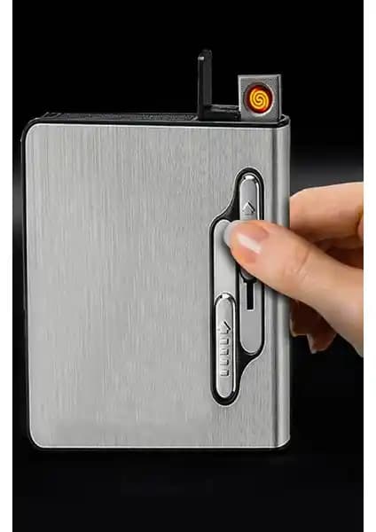 Md Elektronik Şarklı Çakmak ve Tabaka Özel Tasarım Hediye Seçenekleri